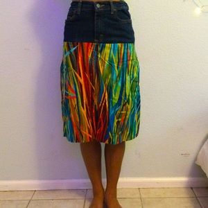 Recycled Jean skirt